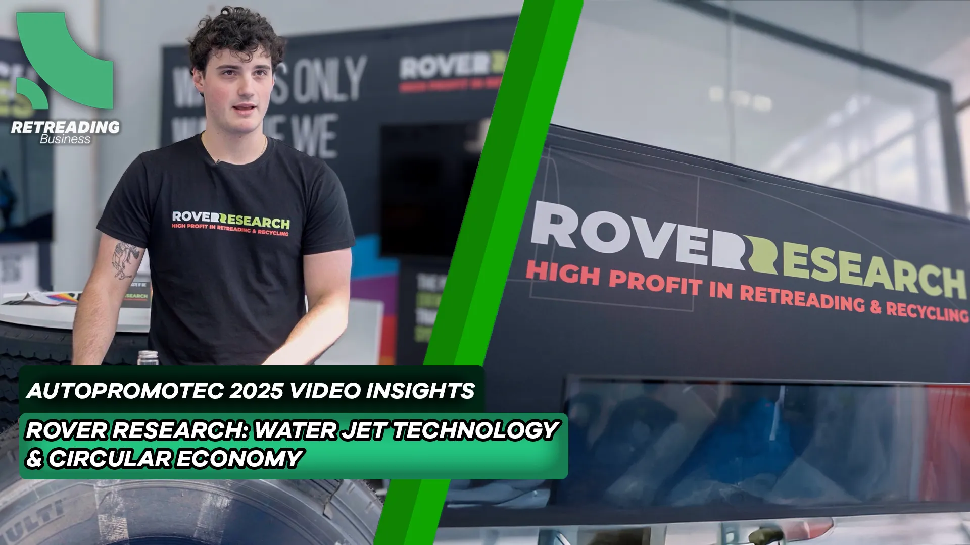 Retreading Business Autopromotec 2025 Video Insights Episode 7, featuring Edoardo Fiore from Rover Research.